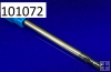 Fréza HSS 2. břity kulové zakončení průměr 6mm délka 100 mm