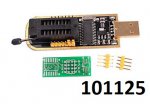 Programtor / teka FLASH SPI EEPROM 24/25 do USB s redukc