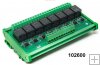 Rel modul 8x rel s optolenem spnn UCC i GND 24V rel 230V