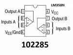 LM358N DIP8 3-32V +/-16V