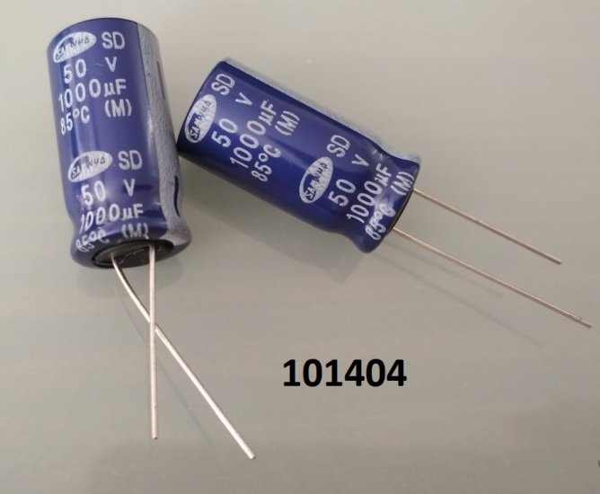 Kondenztor elektrolytick 1000uF / 50V 12,5x25 mm 85 C. - Kliknutm na obrzek zavete