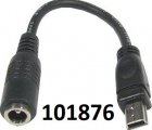 Redukce DC samice 5,5 / 2,1 na USB (B) samec male