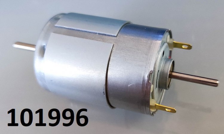 Motor modelsk 380 395 DC 12V hdel 2.1mm D=27,6mm dual shaft - Kliknutm na obrzek zavete