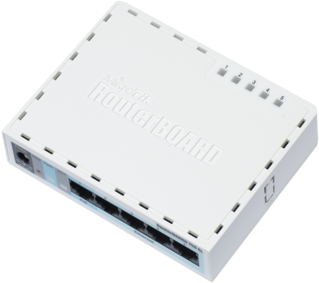 RouterBoard-750GL, 400MHz, 5xGbit, L4 - Kliknutm na obrzek zavete