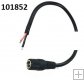 Kabel 2. ilov konektor samice DC JACK 5,5/2,1 dlka cca 45 cm