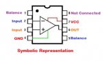 TL081 operan zesilova DIP8 4Mhz 7-36V, +/-3,5-18V, r. to rail