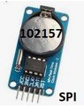 DS1302 modul pesnho asu s bateri, SPI