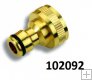 Adaptér ze závit 3/4" na rychlospojku 1/2" Adaptér ze závit 3/4" na rychlospojku 1/2"