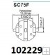 Tlumivka 22uH / 1,9A / 0,09 Ohm pouzdro SC75F