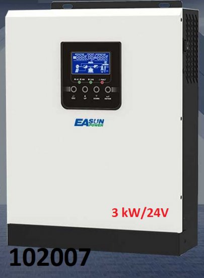 Mni stda SMH 3kW ISOLAR EASUN BAT:24V FV:102V - Kliknutm na obrzek zavete