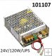 CARSPA 24V/120W spnan zdroj 24V s funkc UPS