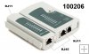 Tester kabelu LAN UTP FTP s RJ45 mini digitln baterie 9V