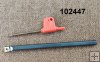 Držák plátku tvrdokov do díry 6x7mm délka 125mm Držák plátku tvrdokov do díry 6x7mm délka 125mm
