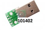 Konektor mini USB samec na PCB