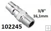 Rychlospojka vzduchu samec / roub 3/8" 16.2mm