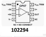 OP07CP OP07 DIP8 BW: 0,6MHz