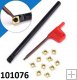 Nůž soustružnický do díry 12mm 1x karbidový plátek Nůž soustružnický do díry 12mm 1x karbidový plátek