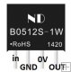 Mni DC/DC 1W izolovan 5V na 12V B0512 B0512S