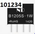 Mni DC/DC 1W izolovan 12V na 5V B1205