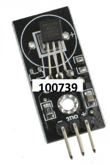 Arduino idlo senzor sensor teploty s Dallas DS18B20 na PCB - Kliknutm na obrzek zavete