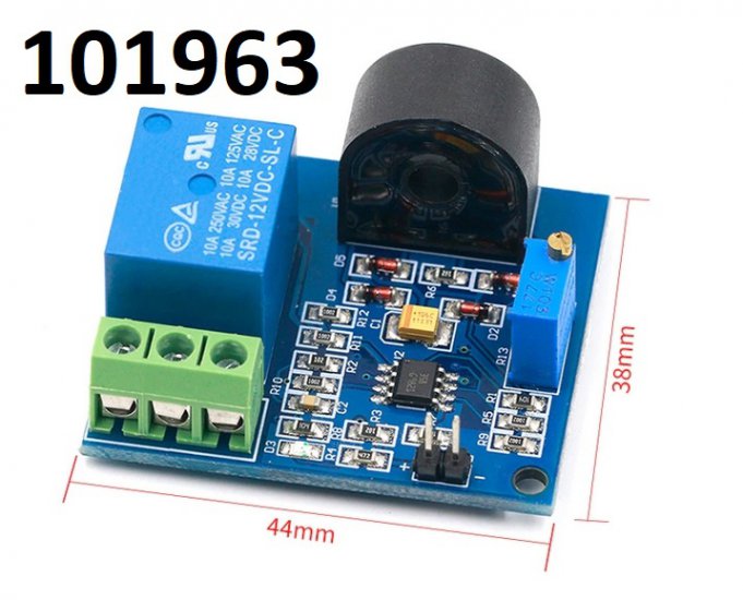 Senzor detekce AC proudu 100-3kW rel pepnac kontakt 230V 10A - Kliknutm na obrzek zavete