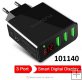 Nabjeka 230V/USB 3. porty 5V/3A LCD napt i nabjec proud