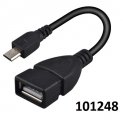 Kabel - redukce micro USB do USB - cca 24 cm