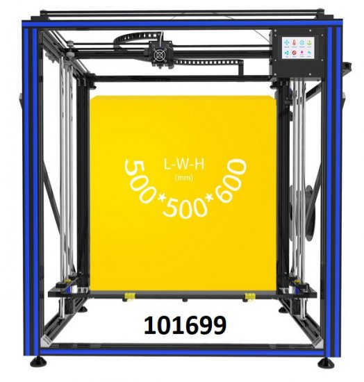 3D tiskrna XXL 500x500x600 mm nov model 2020 - Kliknutm na obrzek zavete