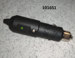 Konektor samec autozapalovae s LED a trubikovou pojistkou
