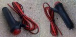 Auto - zapalova - konektor 12V s vypnaem - kabel 1m