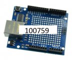 Arduino UNO MEGA2560 ethernet shield 28J60 + testovac pole PCB