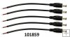 Kabel 2. žilový konektor samec DC JACK 5,5/2,1 dělka cca 10 cm