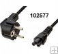 Kabel flexo 230V 15A 3m vidlice koncovka samice IEC 60320 C5