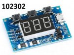 ARDUINO PWM genertor do 150kHz s LED displ. serial port 9600 b.