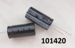 Kondenztor elektrolytick 100uF / 400V 18x31(36) mm 105 C.