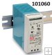 DRC-60B zdroj 230V / DC 24V / 2,1A DC 60W s funkc UPS DIN lita