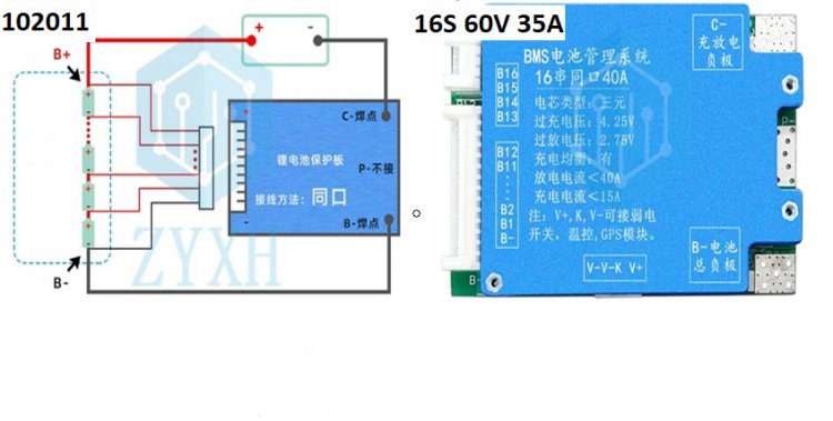 Balancer BMS 16S 60V 40A Li-ion - Kliknutm na obrzek zavete