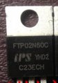 MOSFET FTP02N60C N-MOS 600V 2,2A 4,4Ohm TO-220