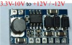 Mni step UP DC/DC 3.3V-10V to  12V