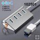 HUB 2.0 + 3.0 monost externho napjen 5V kabel 30cm