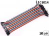 ARDUINO plochý kabel 40 žil samice - samice 10cm DUPONT ARDUINO plochý kabel 40 žil samice - samice 10cm DUPONT