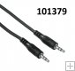 Kabel AUDIO Jack 3,5 mm - Jack 3,5 mm cca 1,5m