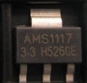 AMS1117 max. in 18V ADJ-1,2-1,5-1,8-2,5-3,3-5,0V SOT-223