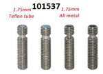 roub veden filamentu M6/M6 1,75 mm v hotendu bez teflonu