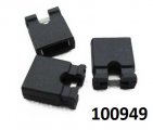 Jumper PC dvojpinov rozte 2,54 mm