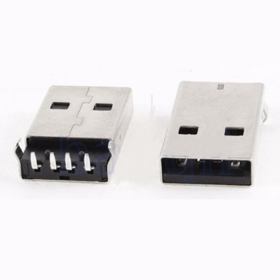 Konektor USB A do PCB hlov samec - Kliknutm na obrzek zavete