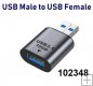 Redukce USB 3.1 A samec male na USC C samice female 10Gbit