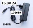 Nabjeka pro Li-ion AKUPACK 16,8V / 2A ze st 230V