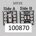 PCB plošný spoj redukce SSOP8 SOT-23 to DIP8