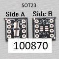 PCB plon spoj redukce SSOP8 SOT-23 to DIP8